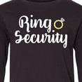 thumbnail image 4 of Inktastic Ringbearer Ring Security White Text Long Sleeve Youth T-Shirt, 4 of 5
