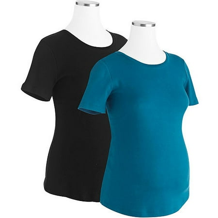 White Stag Maternity Scoopneck Tee, 2-Pack