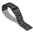 thumbnail image 4 of 24MM Stainless Steel Watch Strap Solid Metal Watch Band Wristband Replacement Compatible for SUUNTO (Black), 4 of 8