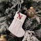 thumbnail image 1 of Calcetines Navideños de Punto, Bordado con Alfabeto Decorativo, Bolsa de Regalo Festiva, Medias de Lana para Decoración Navideña, Encantador Diseño de Enano, Navidad Blanca, Tamaño Mediano, 18 X 15 C, 1 of 2