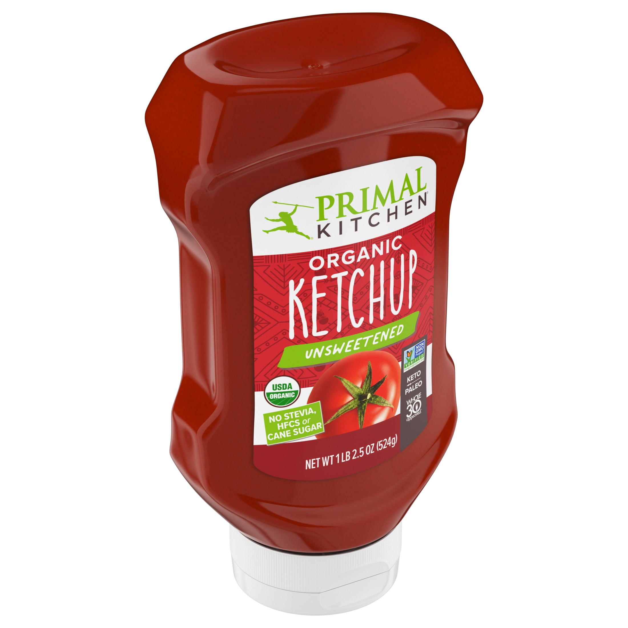 (6 pack) Primal Kitchen Organic Unsweetened Squeeze Ketchup 1 lb 2.5 oz