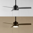 thumbnail image 5 of JONATHAN Y Blair 42" 1-Light Modern Minimalist 3-Speed Iron Height Adjustable Integrated LED Ceiling Fan with Pull Chains, Black, 5 of 11