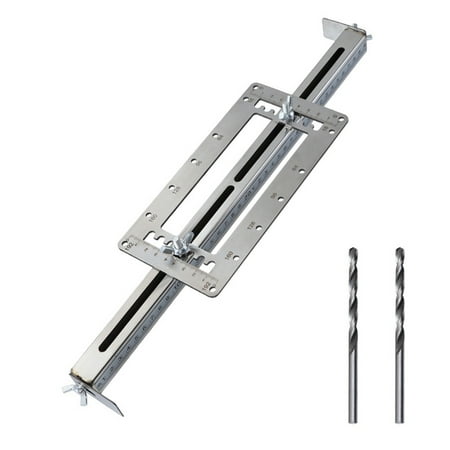 

fanshao Handle Punch Locator Clear Scale Position Stainless Steel Adjustable Accurate Hole Drilling Positioner for Carpentry