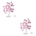 thumbnail image 4 of mmirethe Lighted Colorful Rose Lamp With Remote Control Best Gift Choice Wide Application pink rose white rod 2Set, 4 of 6