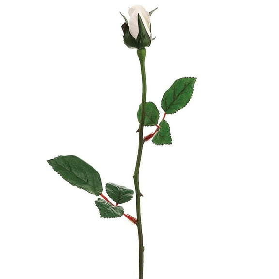 Allstate Single Long Stem Rose Bud Artificial Floral Spray - 23" - Cream