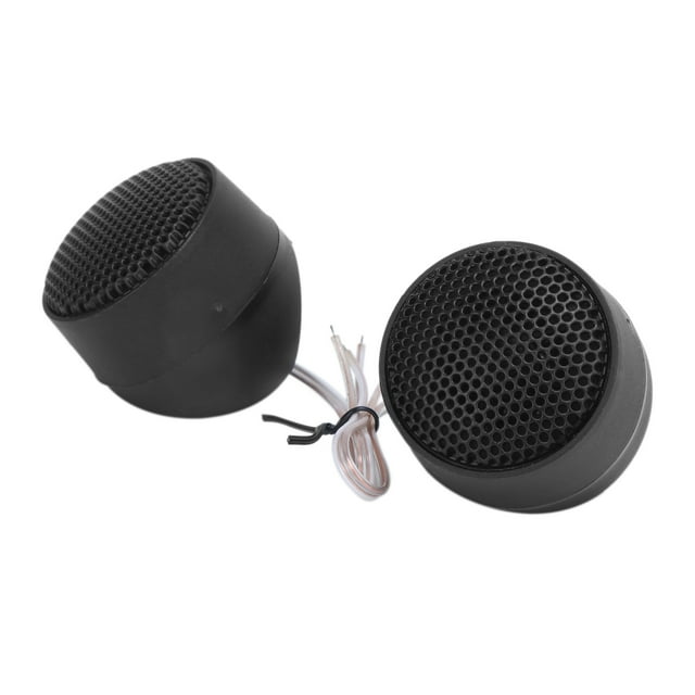 1 Pair Dome Tweeter Speaker High Efficiency Clear Sound Loudspeaker Universal for Auto Audio System