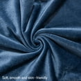 thumbnail image 2 of Organictune 2 Pack Velvet Pillowcases, Ultra Soft and Cozy Luxury Zippered Pillow Cases, Navy Blue, King, 20" x 36", 2 of 5