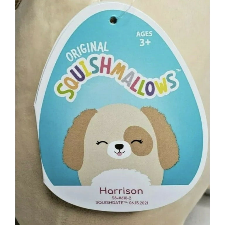 Squishmallows Official Kellytoy 5 Inch Soft Plush Flaxy the Dog Dachshund 8A