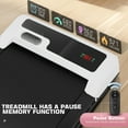 thumbnail image 4 of Walking Pad Treadmill Under Desk,2.5HP Portable Mini Treadmill for Home/Office, Walking Jogging Machine with 300 lbs Weight Capacity, Remote Control, LED Display, Double shock absorption, 4 of 7