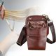 thumbnail image 4 of Estuche para tijeras Cinturón desmontable Portátil con cinturón Estuche de cuero Titular Cabello Café jinwen Estuche de tijeras, 4 of 8