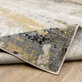 thumbnail image 4 of Style Haven  Caldon Contemporary Abstract Area Rug Grey/ Gold 5'3" X 7'6" 5' x 8' Indoor Bedroom Rectangle, 4 of 5