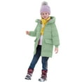 thumbnail image 4 of Ruyang Kids Winter Coat Boys Girls Puffer Jacket Down Quilted Parka Coats Padded Warm Thermal Long Hooded Overcoat, 4 of 6