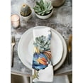 thumbnail image 3 of nqOlkjepod Watercolor Rooster Cloth Napkins Set of 8 Reusable Dinner Napkins, Vintage Animals Pastoral Cocktail Napkin Washable Table Napkins for Wedding/Holiday Party/Baby Shower 20"x20", 3 of 8