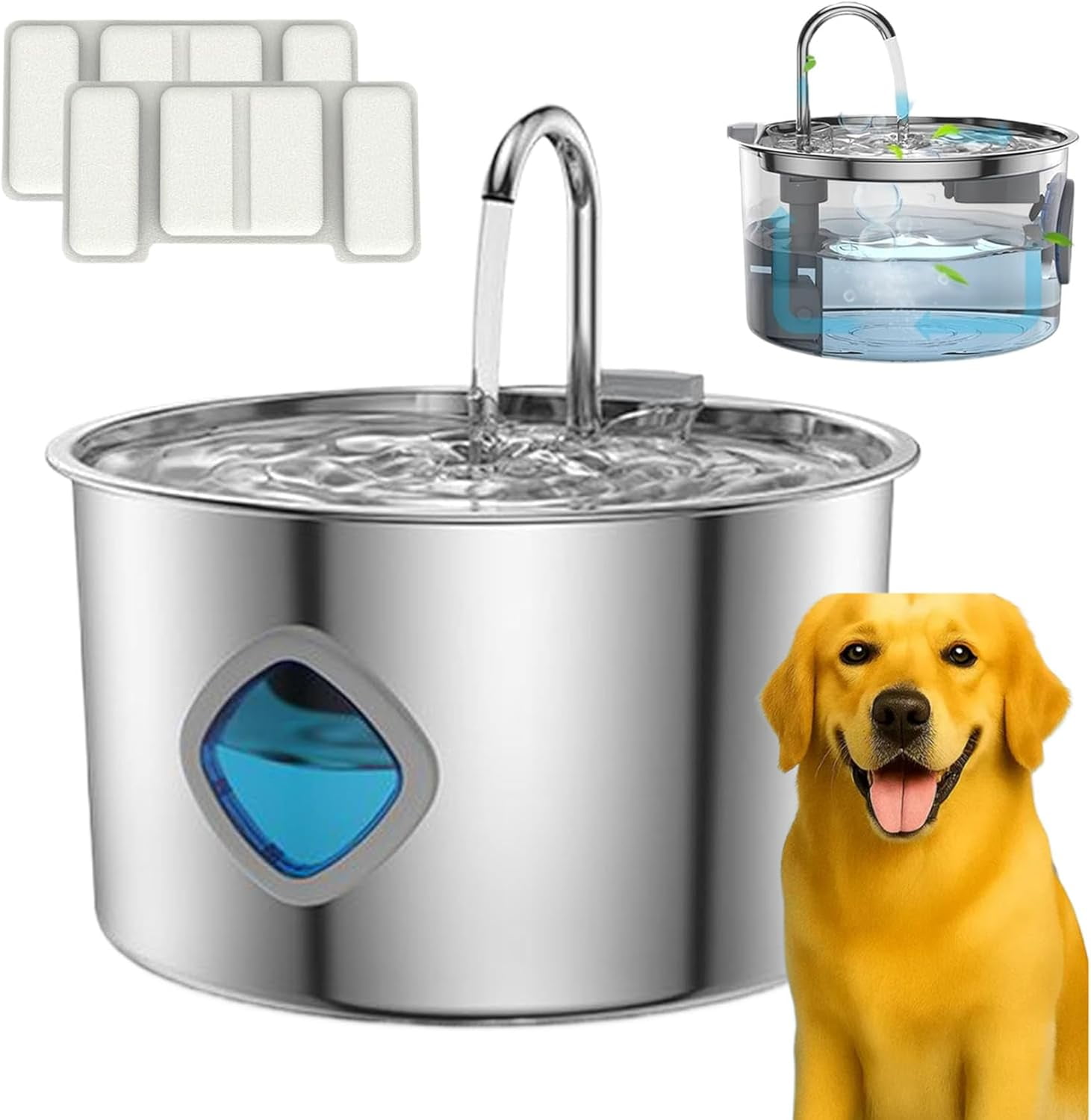 ★sana9251★Animal Water III ★中古品★ PETKIT EVERSWEET Solo 2 Wireless Pump Dog Cat Water Fountain,App