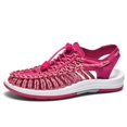 thumbnail image 4 of Sandalias de gladiador para hombre, zapatos de verano tejidos hechos a mano de alta calidad para hombre, sandalias de playa informales sin cordones para exteriores, zapatillas planas, 4 of 5