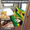 thumbnail image 2 of Pzuqiu 2Pcs Jamaican Flag Rv Dinette Cushion Cover Non-Slip Sunflower Print Camper Cushions Cover Full Coverage Rv Dinette Cushion Covers Camping Accessories for Campers, 2 of 6