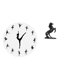 thumbnail image 1 of Reloj de pared,Reloj de pared con bailarina,reloj decorativo colgante.,Relojes de pared silenciosos Reloj decorativo de tiempo silencioso,Estatua del caballo,Estatua de caballo de, 1 of 8