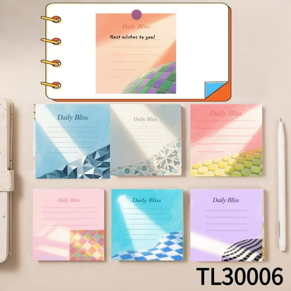 Sticky Notes: The Epitome of Practicality (3.54×3.54 Inches),100-Pack with105 Various Emoticon Stickers,Whimsical Fry Adventures on Every Page