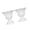 2328, variant on Misright 2Pcs White Half Wall Vases Wall Mounted Flower Vases Wall Hanging Flower Pot