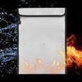 thumbnail image 3 of Bag Fireproof Fire Resistant Document Bag Envelope Pouch for File Passport Photo, 3 of 7