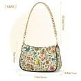 thumbnail image 3 of FORMRS Womens Shoulder Bag with Chain Strap Clutch Purse Cute Tote Handbag, Beige Cartoon Animals, 3 of 7