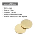 thumbnail image 4 of Uxcell Brass Stamping Blank Round Metal DIY Tag 10mm Dia 1mm Thick for Craft, Pendant Decoration, Pack of 20, 4 of 7