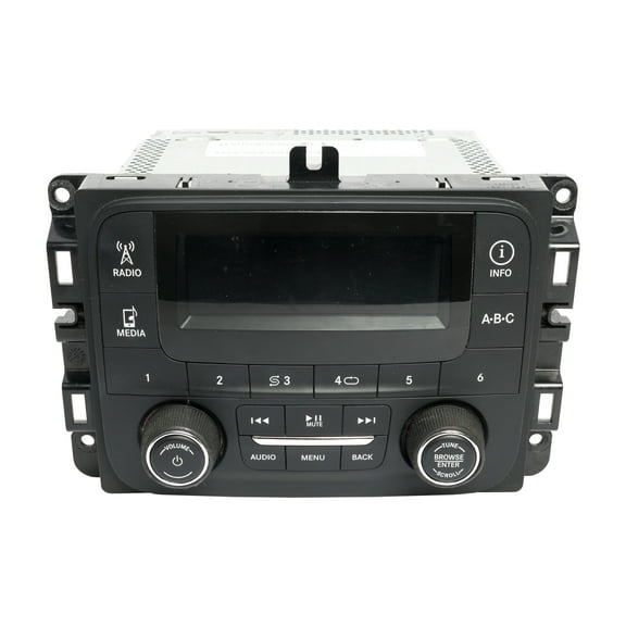Restored 2015-2016 Ram Pickup AM FM Receiver Satellite Radio w Display P68245816AD (Refurbished)