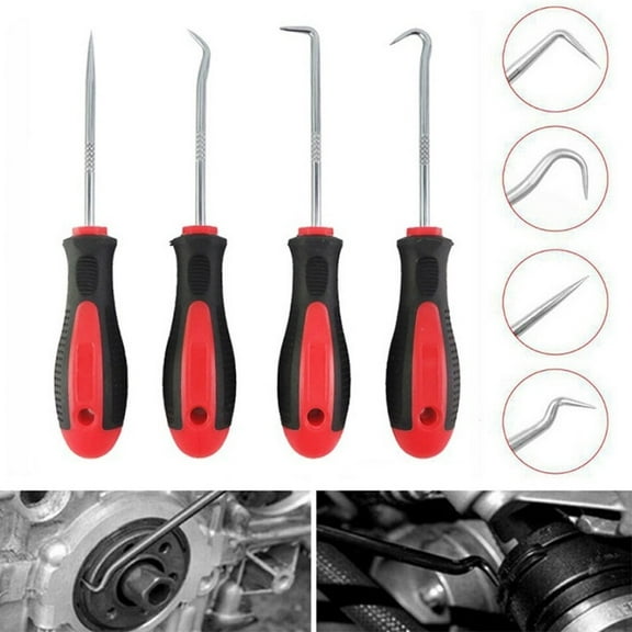 Set Car Pick And Hook For Removing Gasket Hand Tools Loose Parts O Ring Seal Retrieving Washers Accessories Auto C Fangkenuo