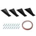 thumbnail image 1 of Spoilers Coche Trasero Difusor De Parachoques Trasero Kit De Aleta De Tiburón Estilo Spoiler Labio Wing Splitter Accesorios Universales 4 Unids/Set, 1 of 7