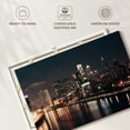 thumbnail image 6 of Elephant Stock Philadelphia Night Skyline Wall Art - Horizontal Canvas Wall Art - Living Room Wall Decor - Places Canvas - Orange And Beige Decor - 48" x 32", 6 of 8