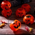 thumbnail image 5 of Pumpkin Bucket Orange 6Set 2.8X2.8X2.4In, 5 of 7