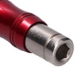 thumbnail image 2 of Hex Bit Tip Holder Chrome Vanadium Acier Auto Verrouillage Multi Angle Extension Tige pour Tournevis de Forage Électrique (Argent Rouge), 2 of 8