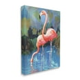 thumbnail image 4 of Stupell Industries Flamingos in Lush Pond Animals & Insects Painting Gallery Wrapped Canvas Art Print Wall Art, 30 x 40, 4 of 8