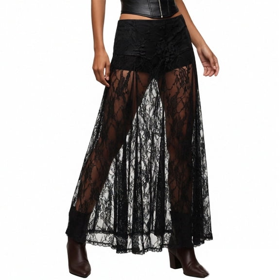 Boho Skirts for Women Relaxed Fit Striped Soft & Lightweigh Summer Pleated High Waisted Casual Long Skirts with Pockets