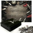 thumbnail image 3 of Ambesonne Industrial Jigsaw Puzzle Durable Cardboard, Grungy Tools, 1000 pcs, Brown Grey Red, 3 of 6