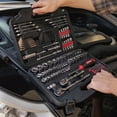 thumbnail image 6 of Hyper Tough 145-Piece Mechanics Tool Set, 1/4, 3/8 & 1/2-inch Drive (SAE & mm), 6 of 14