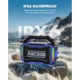 thumbnail image 3 of Altavoz Bluetooth ANCOON 80W Peak Power IPX6 Resistente al Agua Azul, 3 of 7