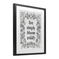 thumbnail image 3 of Stupell Industries Bloom Wildly Vintage Border Black Framed Print Under Glass, design by Lettered and Lined, 21 x 17, 3 of 10