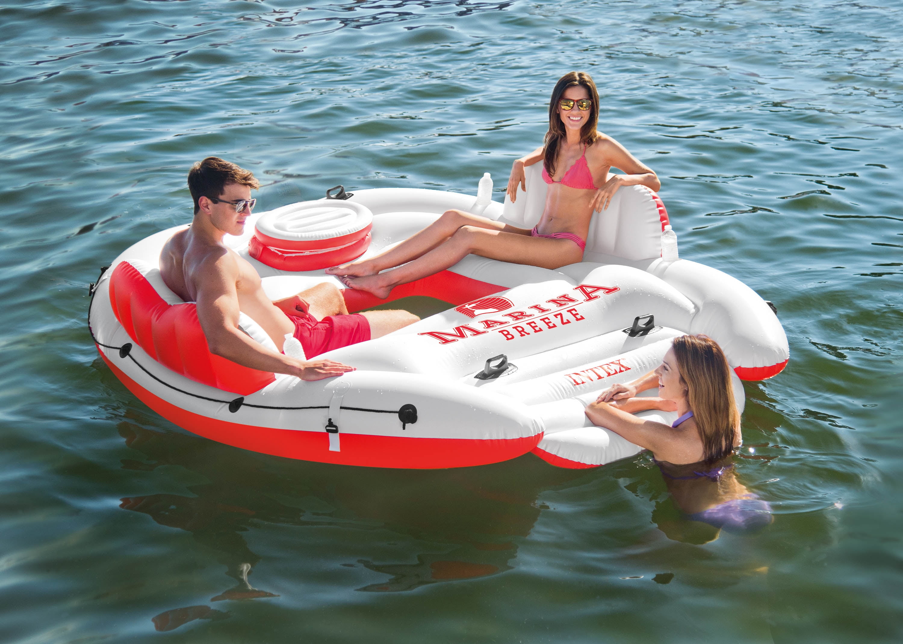 Intex Inflatable Marina Breeze Island Raft