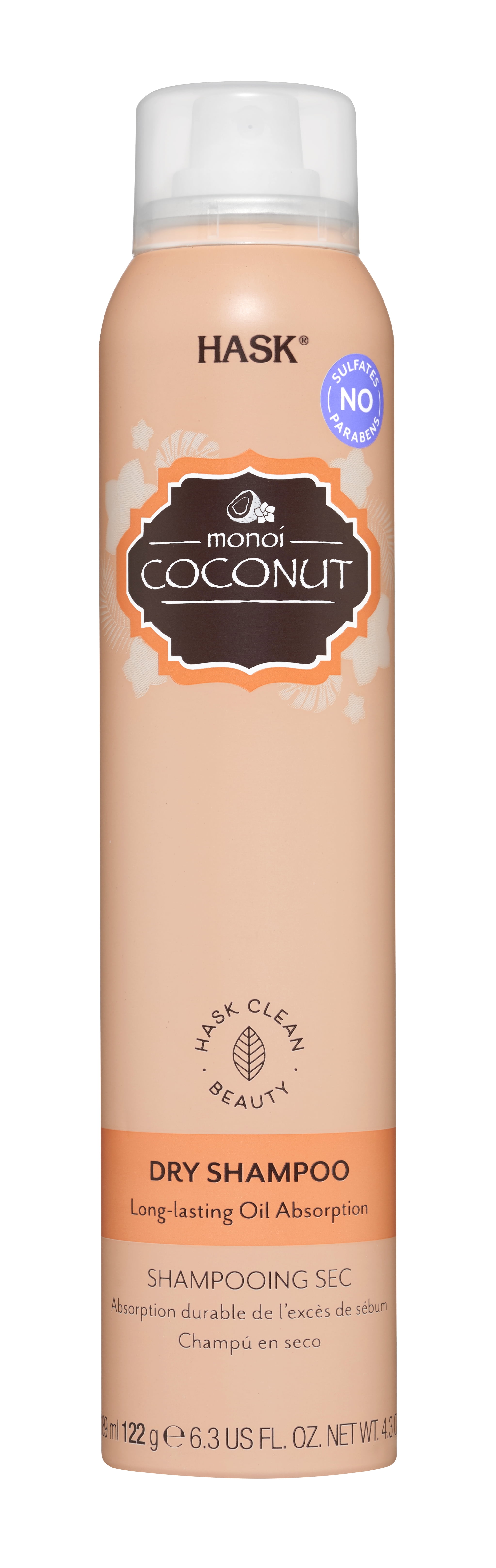 Hask Monoi Coconut nourishing Dry Shampoo, 6.3 fl oz