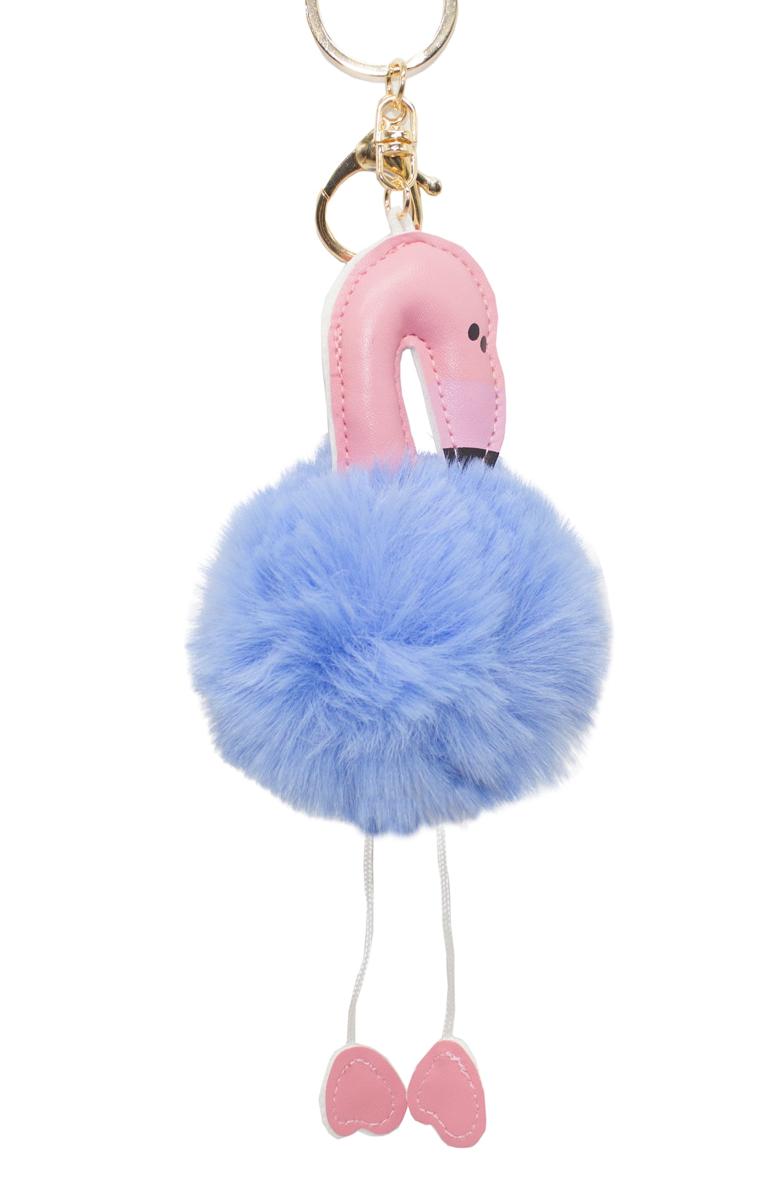 Faux Charms For Purses Wallets Backpacks Keys Unicorn Pom Pom Fur Keychain Faux Charms For Purses Wallets Backpacks Keys Unicorn Pom Pom Fur Keychain