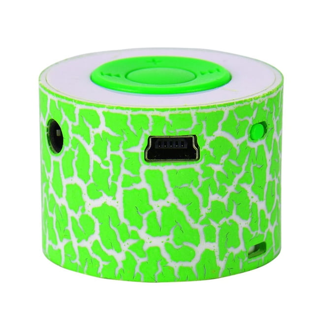 Patrón de crujido portátil LED Mini altavoces Altavoz manos libres inalámbrico Soporte Tarjeta TF U Disco Inevent DZ4753-04B