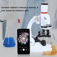 thumbnail image 3 of Children's Microscope Suit With Mobile Phone Holder Simulation High Definition 1200 Times Microscope Science And Education Toys Microscope Kit, 3 of 8