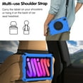 thumbnail image 4 of Kids Case for iPad mini 6th Gen 8.3" 2021 with Pencil Holder/Multi-Function Kickstand-Handle/Shoulder Strap, Protection Duty Shockproof Silicone Cover for iPad mini 6th Gen 8.3" 2021,Blue, 4 of 7