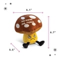 thumbnail image 2 of Punchkins Muchroom Plushie - No More Mr. Fungi Punny Mushroom Plush Gift para los amantes de la comida Sassy Plush Toy para regalar, 2 of 5