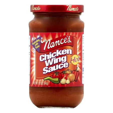 Nances Hot Chicken Wing Sauce, 12 OZ (Pack of 6)
