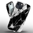 thumbnail image 3 of FKBRCL4U Compatible with iPhone 15 Plus Case, Black and White Marble Pattern for Girl Full Body Design Soft Silicone Drop Shock Scratch Protection for iPhone 15 Plus, 3 of 7