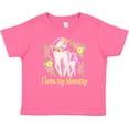 thumbnail image 3 of Inktastic I Love My Mommy Unicorn with Pink and Yellow Flowers Boys or Girls Baby T-Shirt, 3 of 5