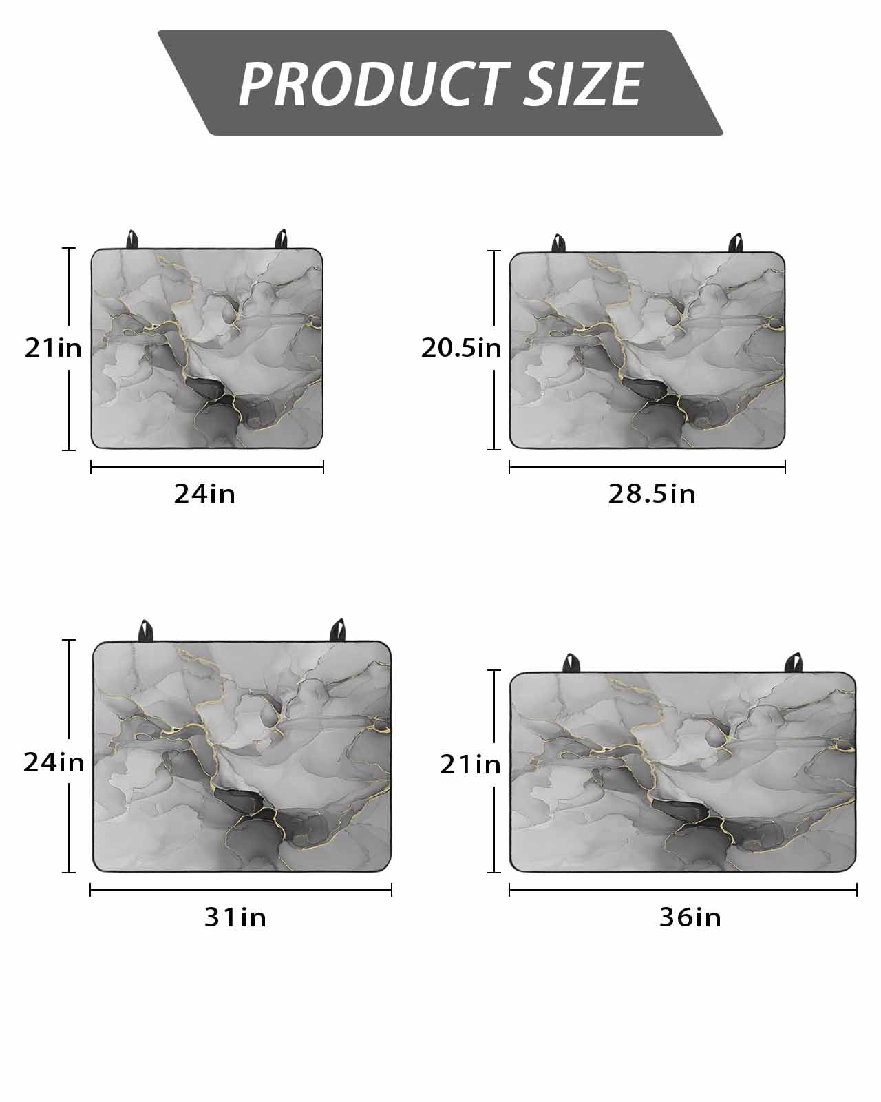 Stove Top Covers for Electric Stove, Grey Ombre Marble Glass Stovetop Cover Protector, Gray Marble Crack Abstract Modern Induction Cooktop Protector Oven Mat for Kitchen Countertop 31"x24"