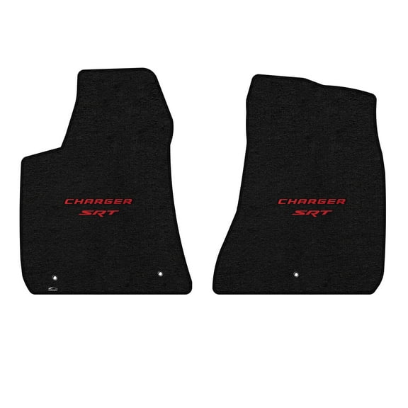 Lloyd Mats Custom Fit Floor Mats for Dodge Charger RWD 2011/ON LogoMat 2Pc Set Charcoal